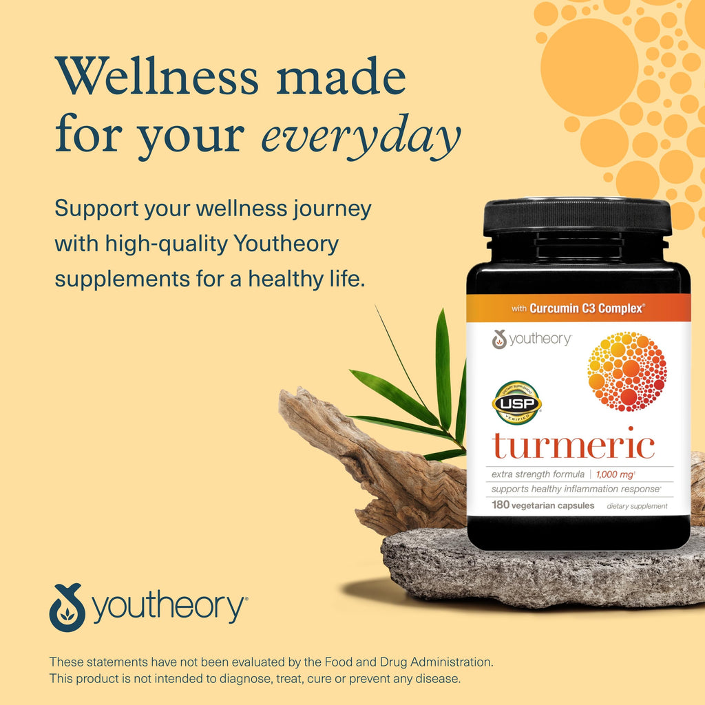 Youtheory Turmeric Extra Strength 1,000 mg|Supports Joints


