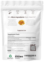 Micro Ingredients Black Seed Oil Softgels with Oregano 2in1

