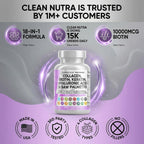 Clean Nutraceuticals Collagen Pills for Hair Skin Nails

