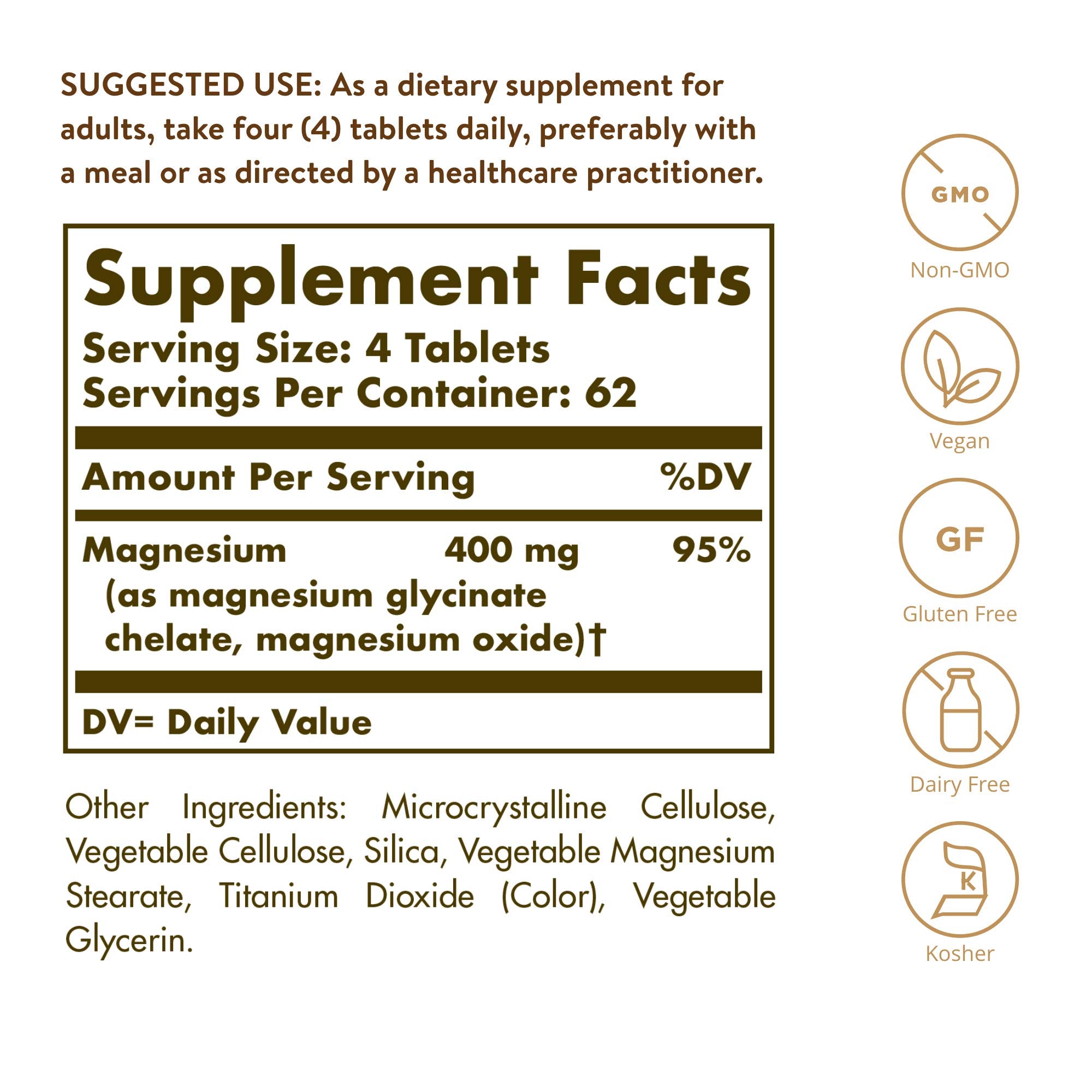 Solgar Chelated Magnesium Supplement | Supports Nerve & Muscle


