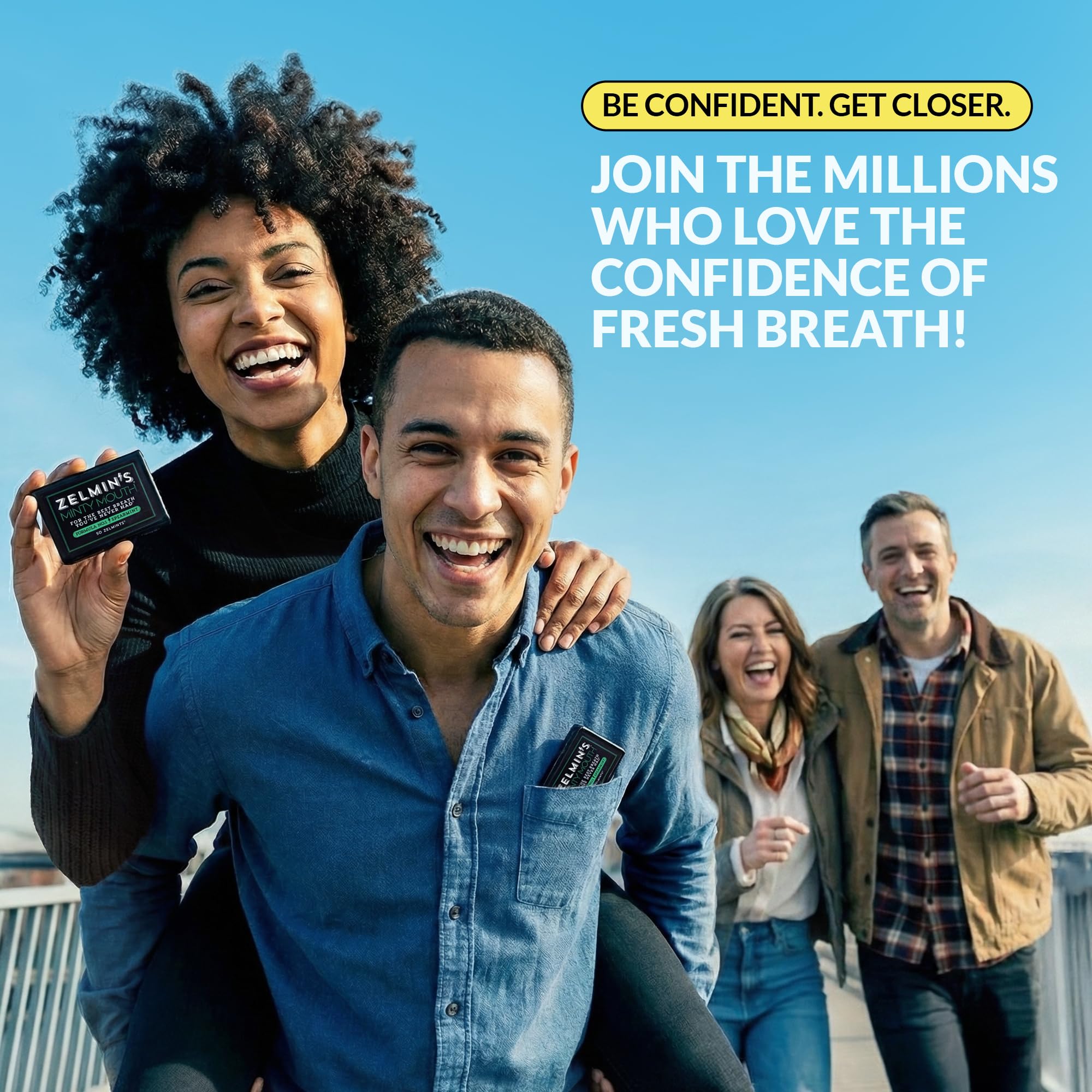 Zelmin's Mint Breath Mints - Alcohol-Free Keto Gluten-Free


