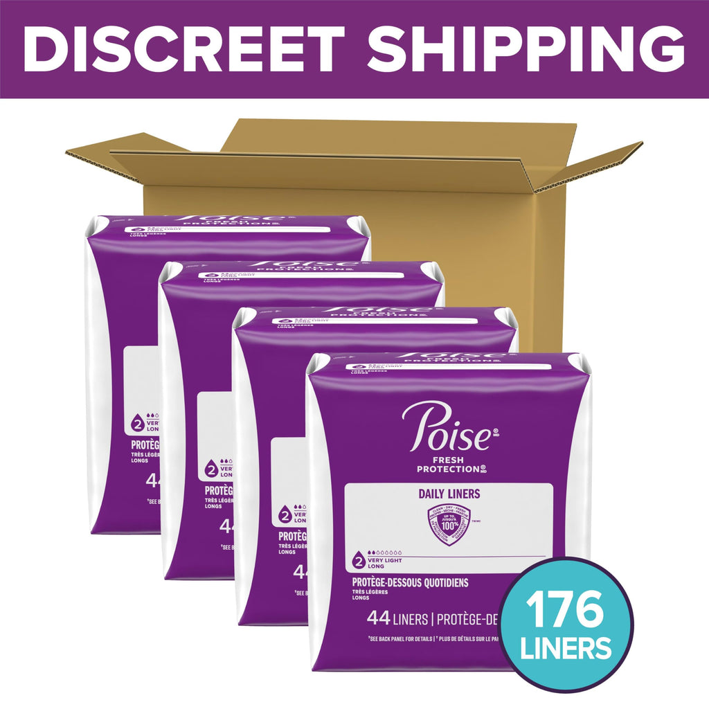 Poise Daily Liners Pantyliners for Bladder Leaks

