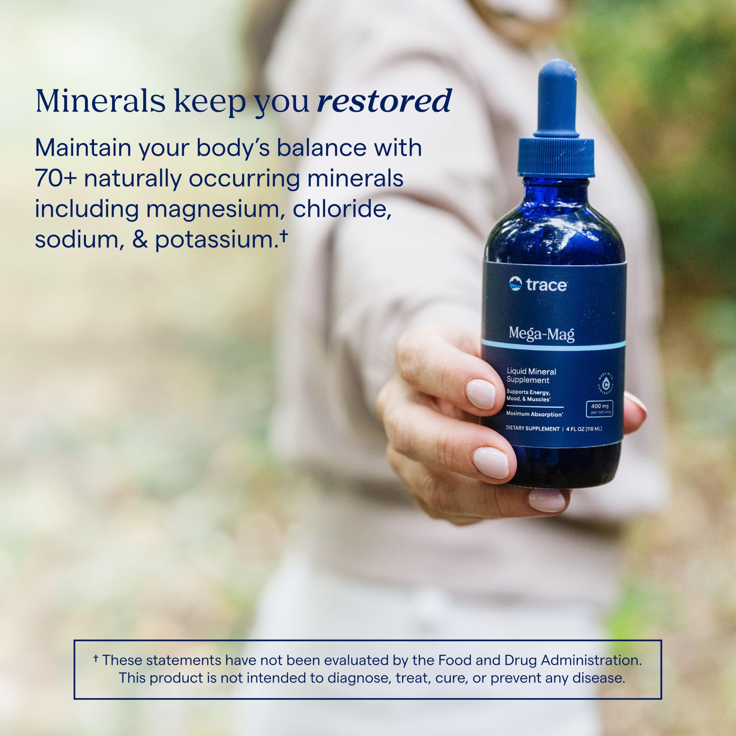 Liquid Magnesium Supplement by Trace Minerals Mega-Mag

