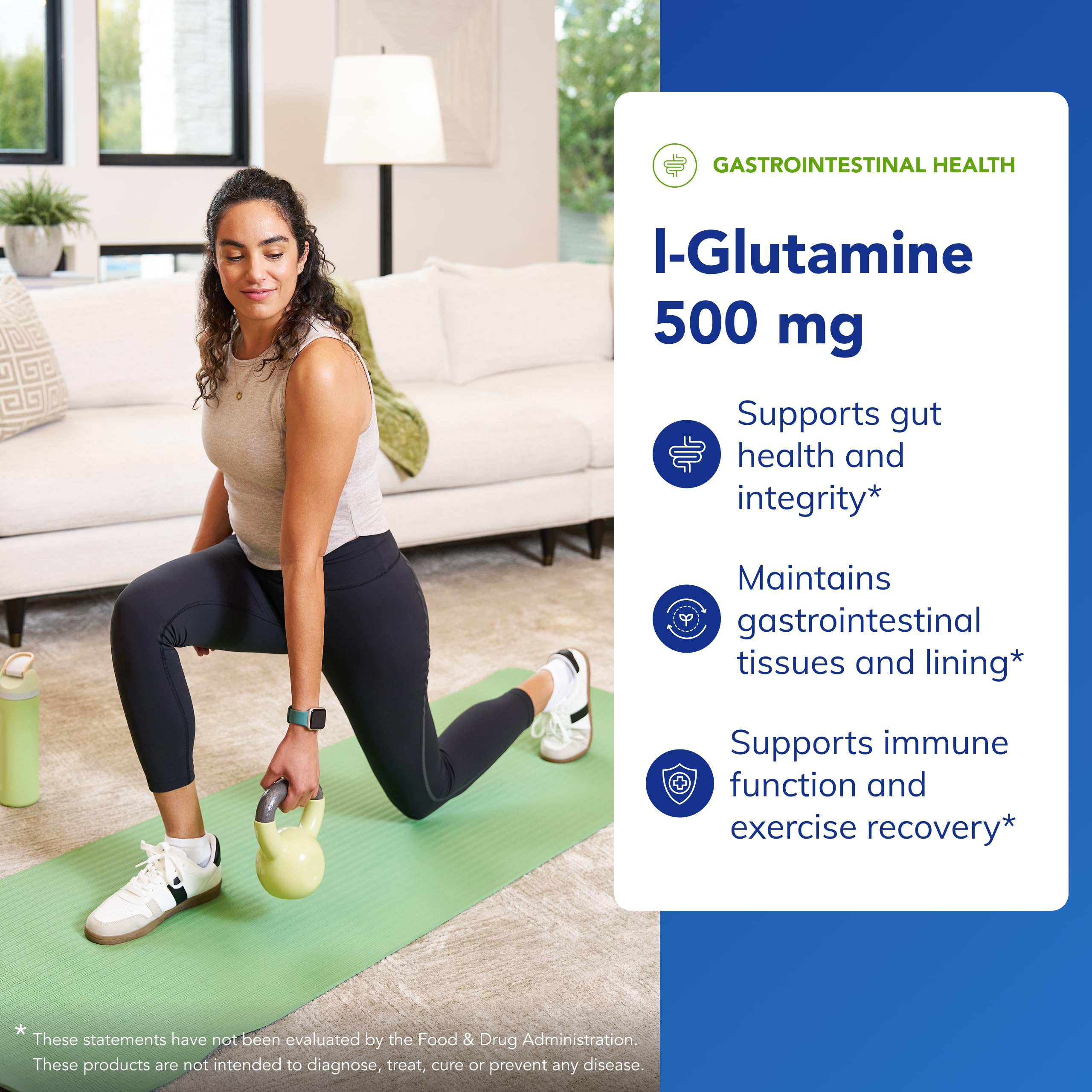Pure Encapsulations L-Glutamine for Gut Health & Muscle

