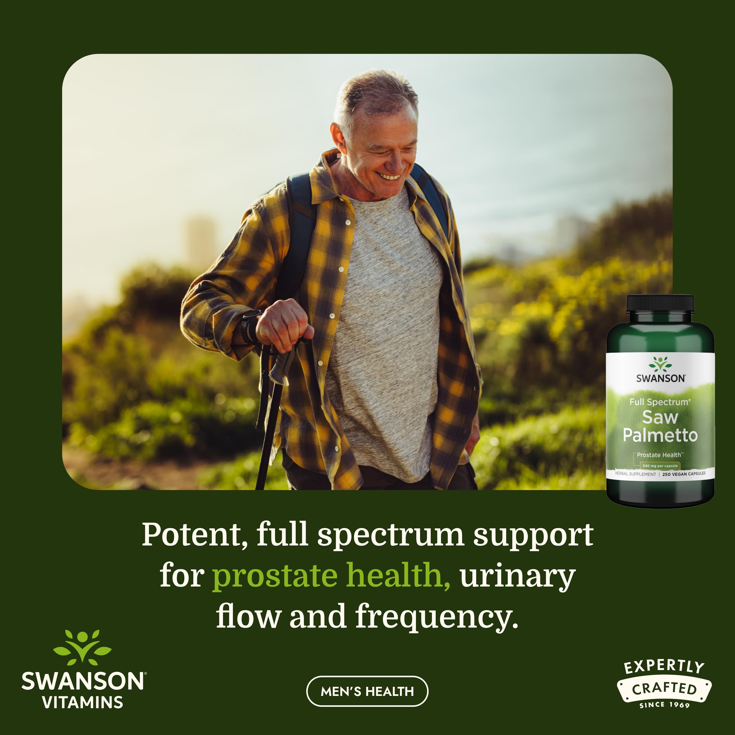 Swanson Saw Palmetto Full Spectrum Herbal Supplement

