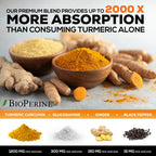 Turmeric Curcumin Capsules with Glucosamine, Ginger & MSM

