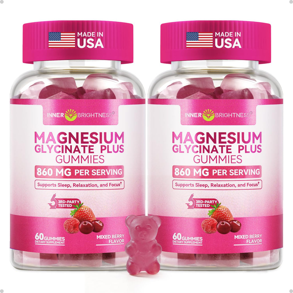Magnesium Glycinate Gummies Sugar-Free Gluten-Free

