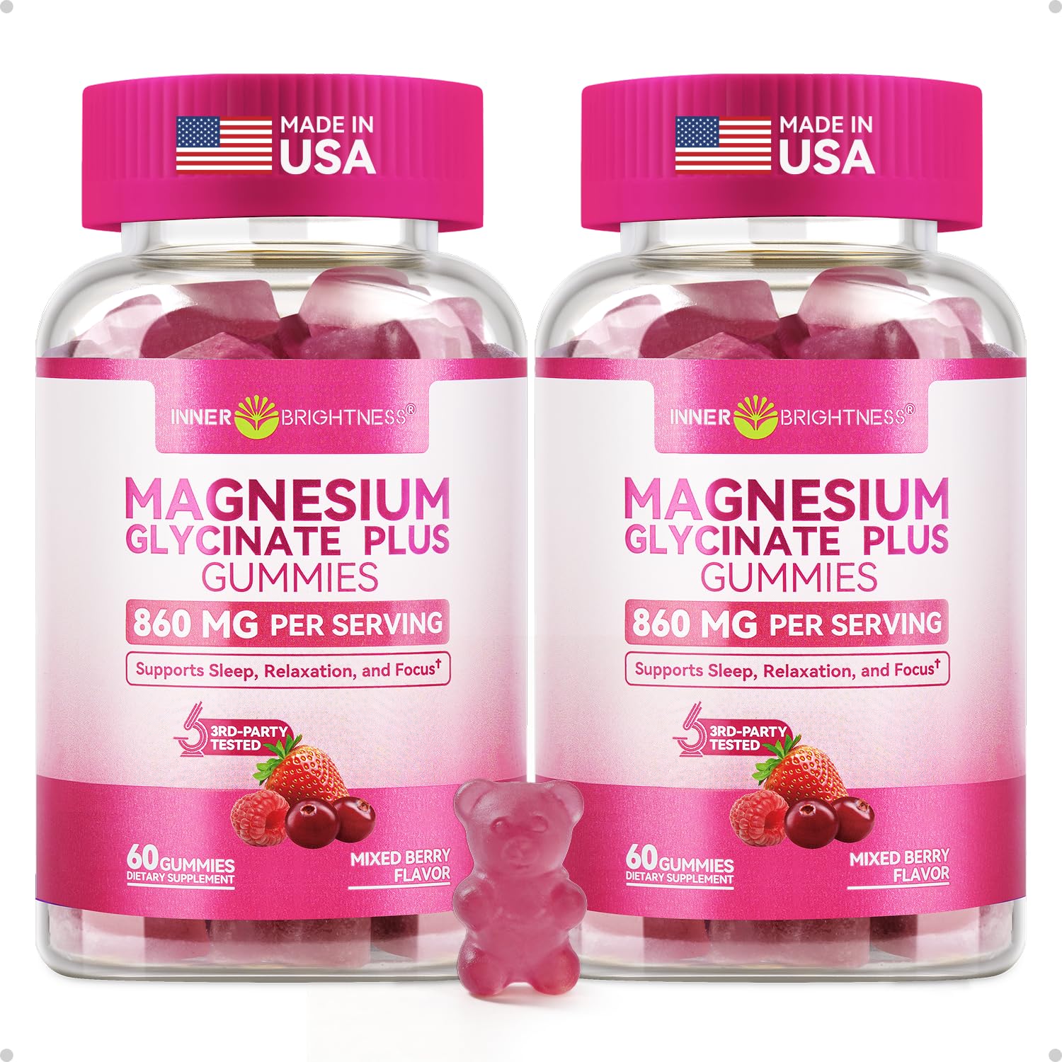 Magnesium Glycinate Gummies Sugar-Free Gluten-Free

