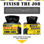Reli. Contractor Garbage Bags - Heavy Duty Trash Bags

