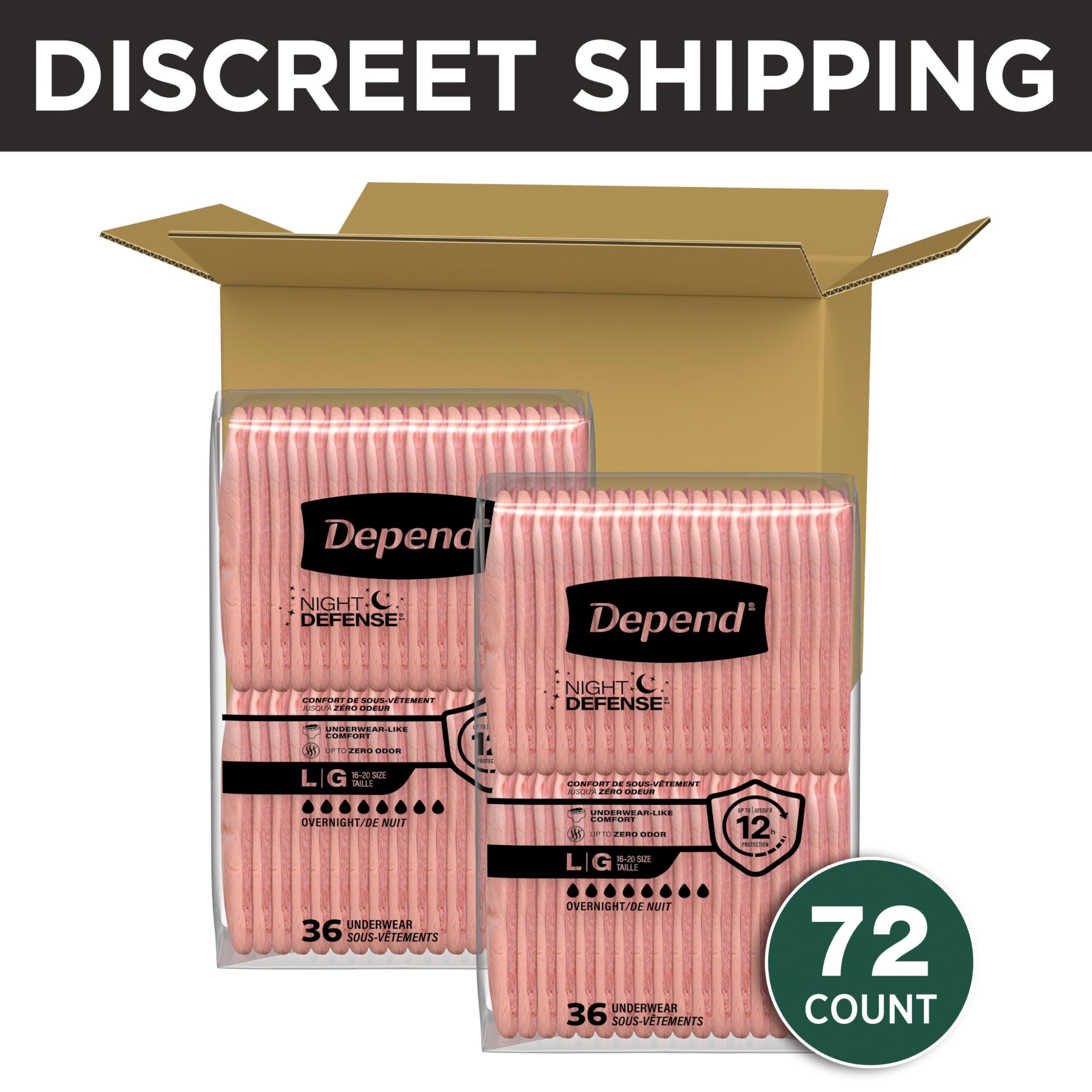 Depend Night Defense Incontinence Underwear – Overnight

