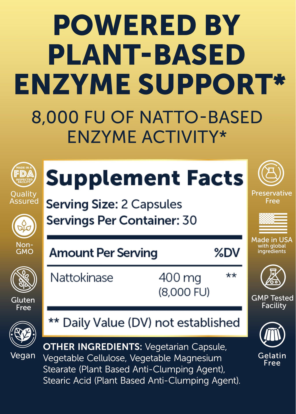 Lunakai Nattokinase Supplement for Heart and Circulation

