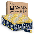 Varta Longlife AA Alkaline Batteries - Mercury Free

