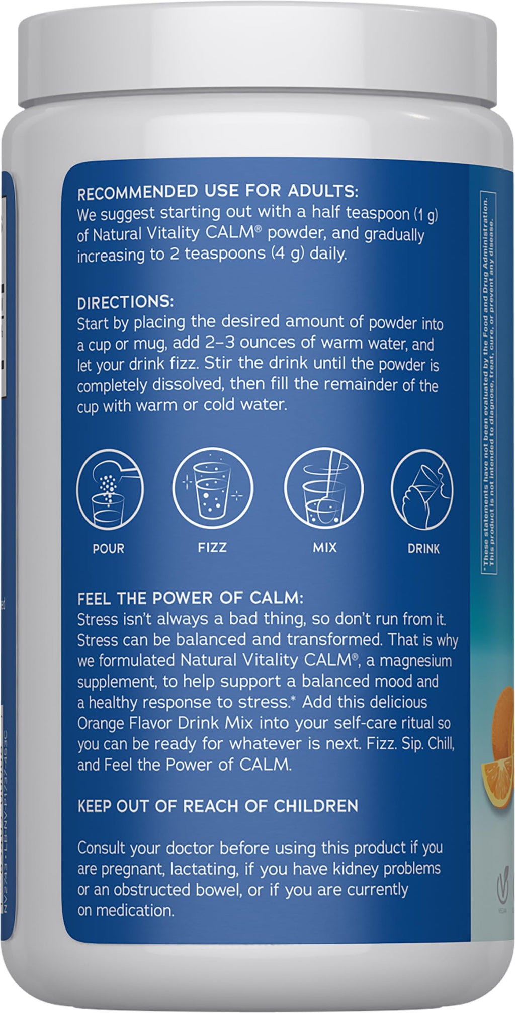 Natural Vitality CALM Magnesium Citrate Drink Mix

