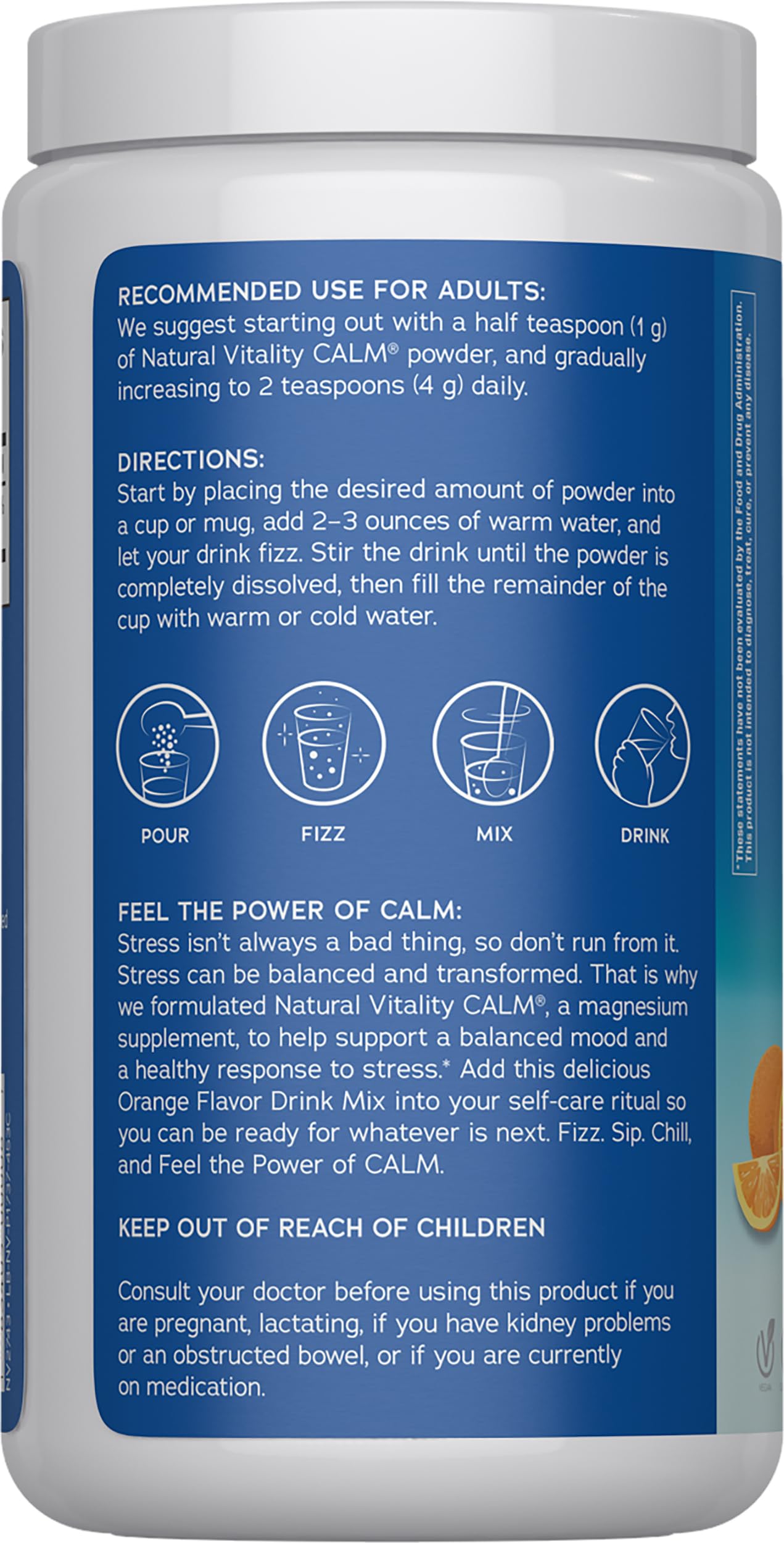 Natural Vitality CALM Magnesium Citrate Drink Mix

