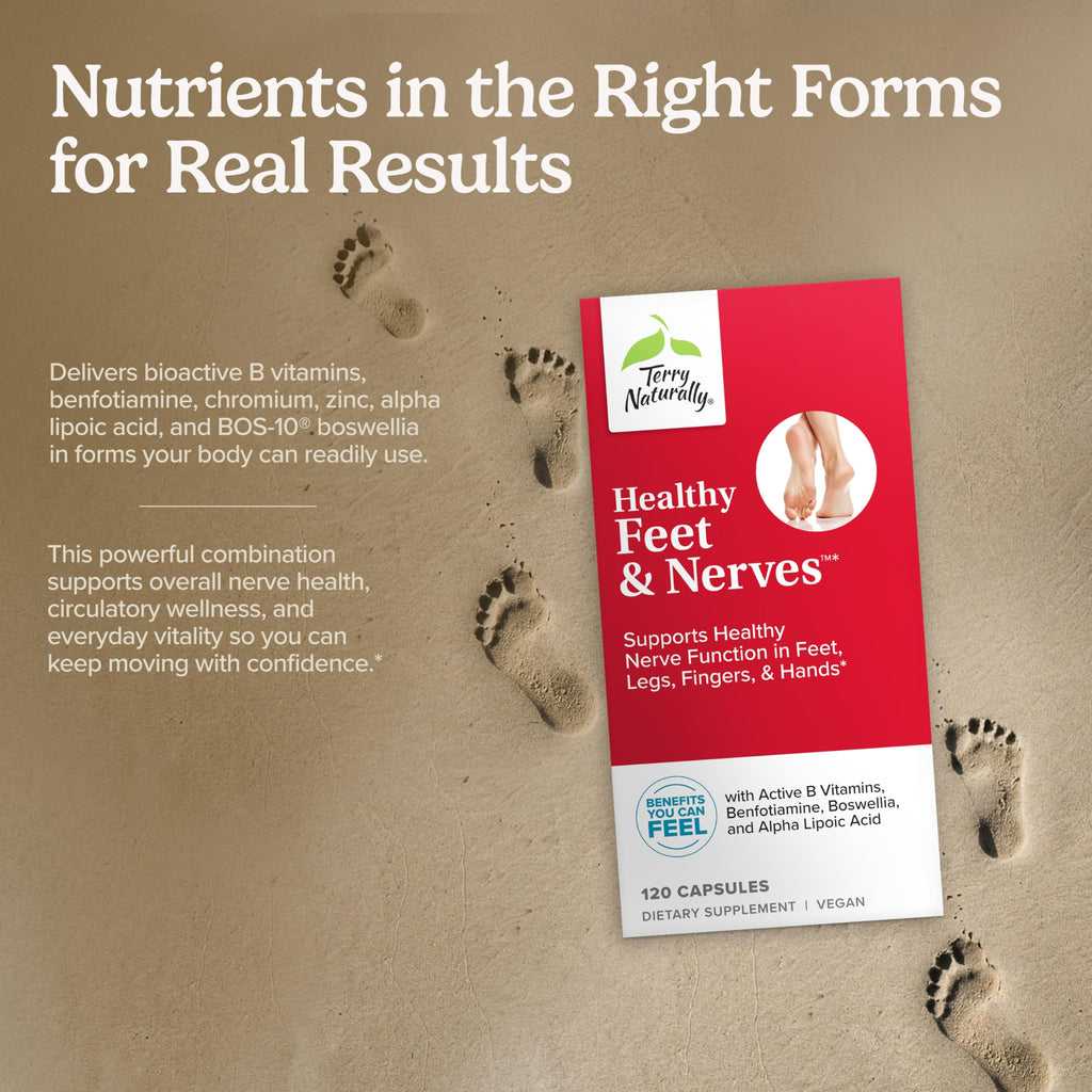 Terry Naturally Healthy Feet & Nerves Nerve Support Capsules

