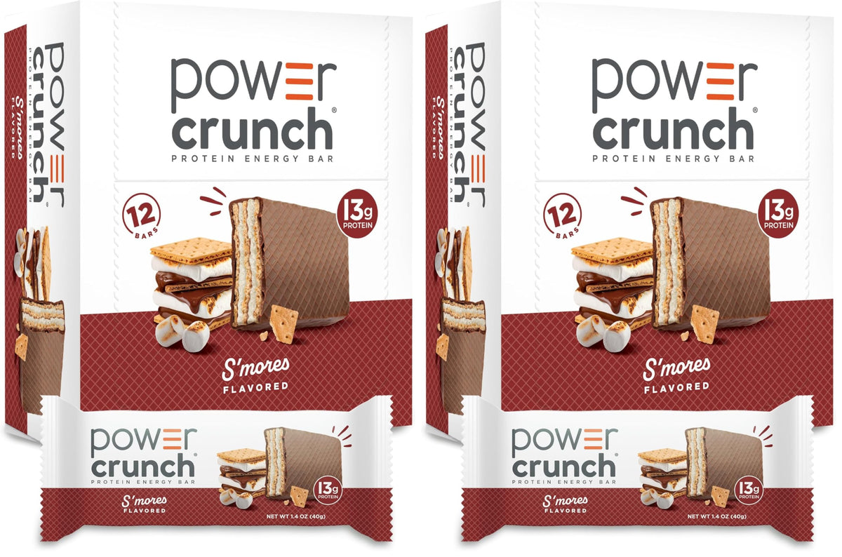 Power Crunch Protein Energy Wafer Bars S'Mores 1.4 oz