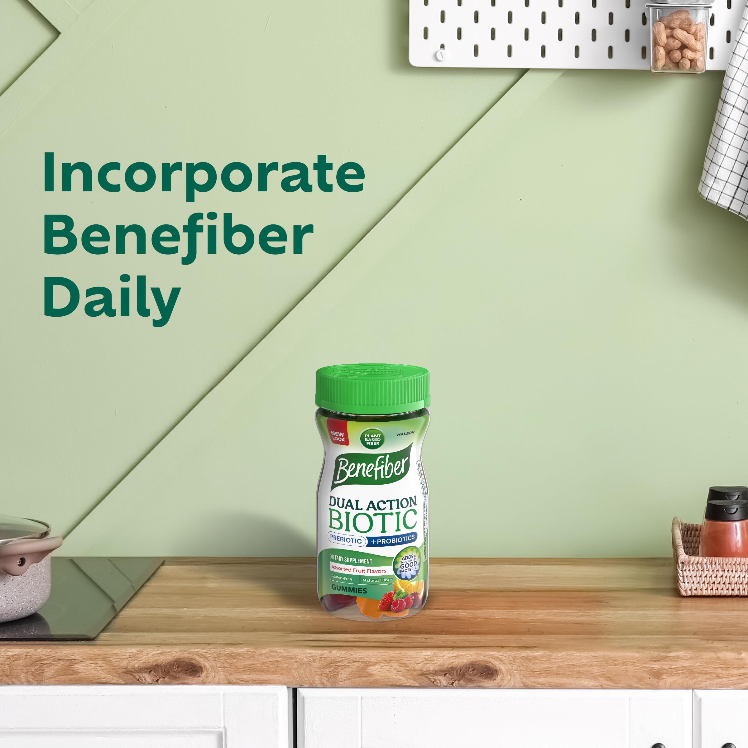 Benefiber Prebiotic Fiber Gummies with Probiotics

