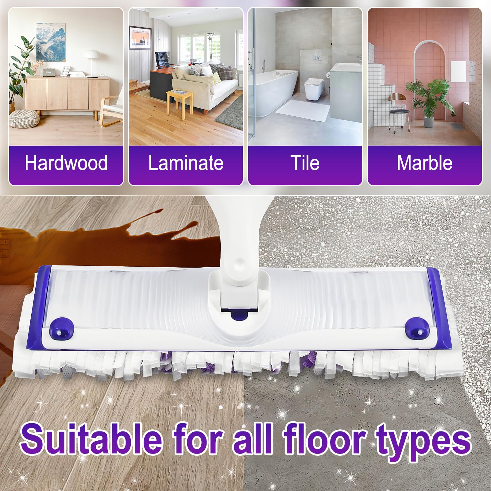 Swiffer Power Mop Pads | Disposable Multi-Surface Refills

