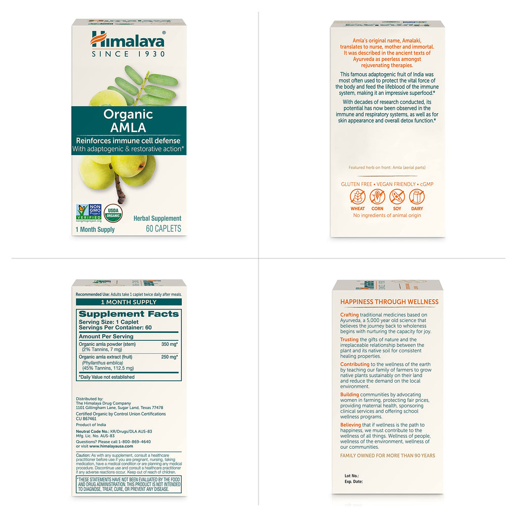 Himalaya Organic Amla Immune Support - Ayurvedic

