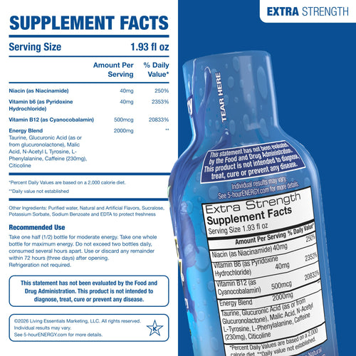 5-hour ENERGY Energy Shot - Fast-Acting On-the-Go

