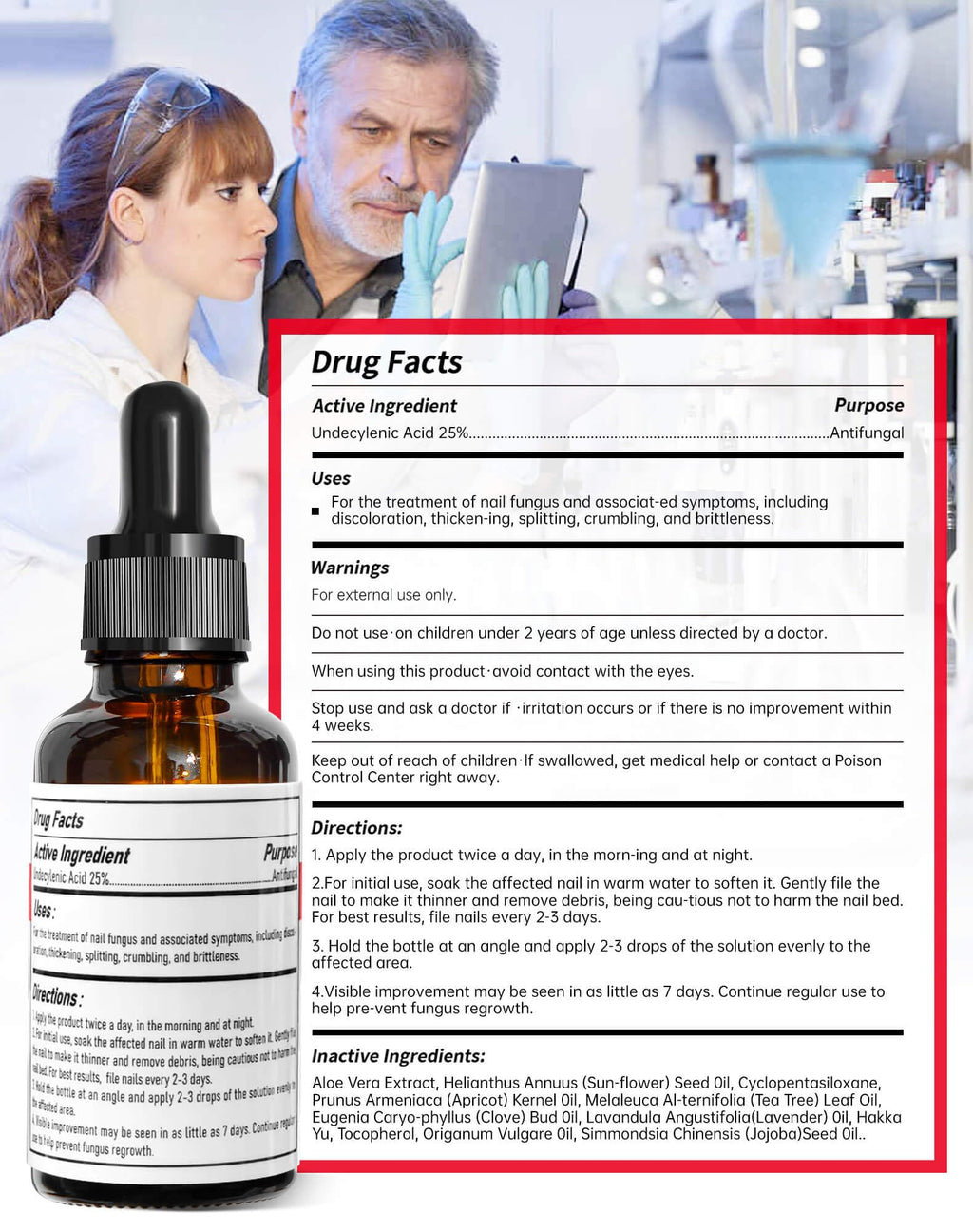 Toenail Fungus Treatment Extra Strength with 25% Undecylenic

