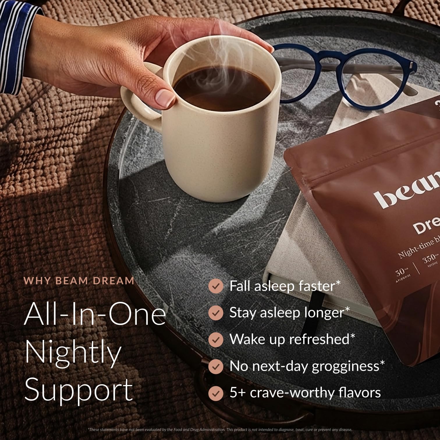 BEAM Dream Sleep Powder – Melatonin Sleep Aid

