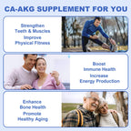 Liposomal Calcium AKG with D3 & K2 Softgels for Bone Health

