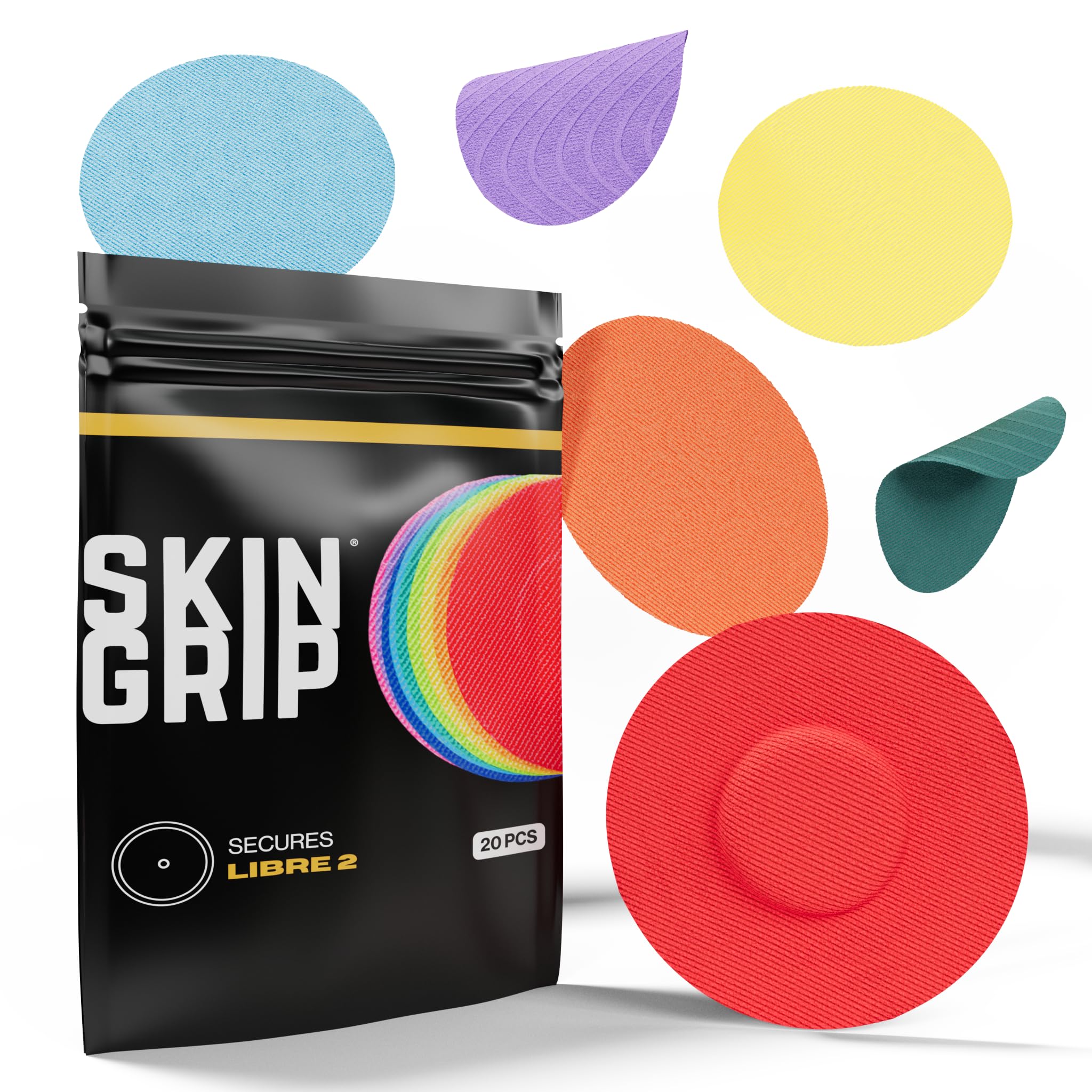 Skin Grip CGM Patch for Sensor Covers