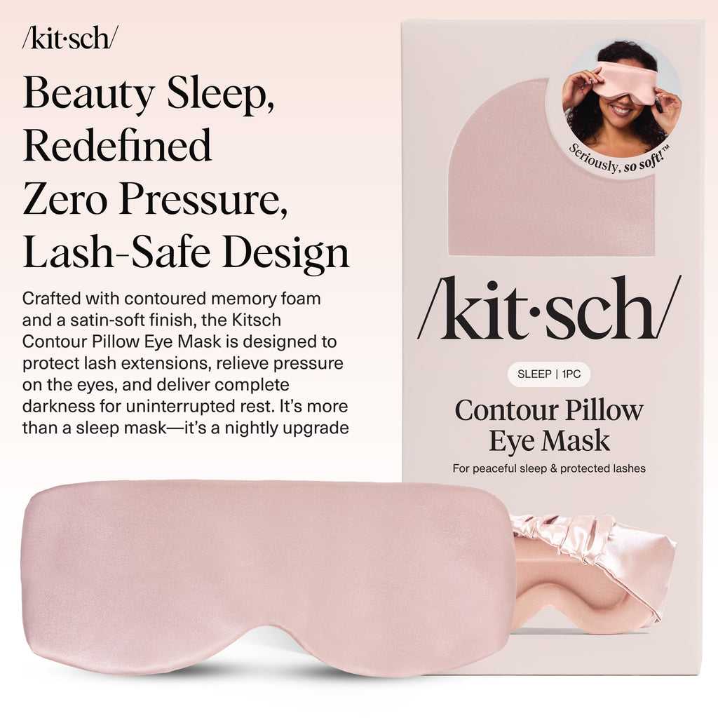 Kitsch Contour Eye Mask – Lash-Safe, Light-Blocking Sleep Aid

