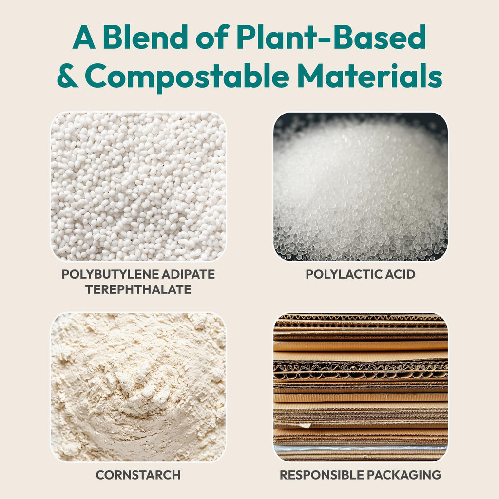 FEBU Compostable Food Storage Bags | PFAS & BPA Free

