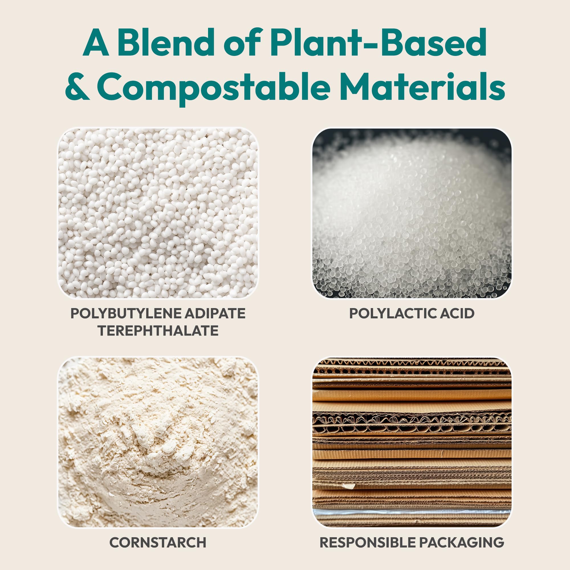 FEBU Compostable Food Storage Bags | PFAS & BPA Free

