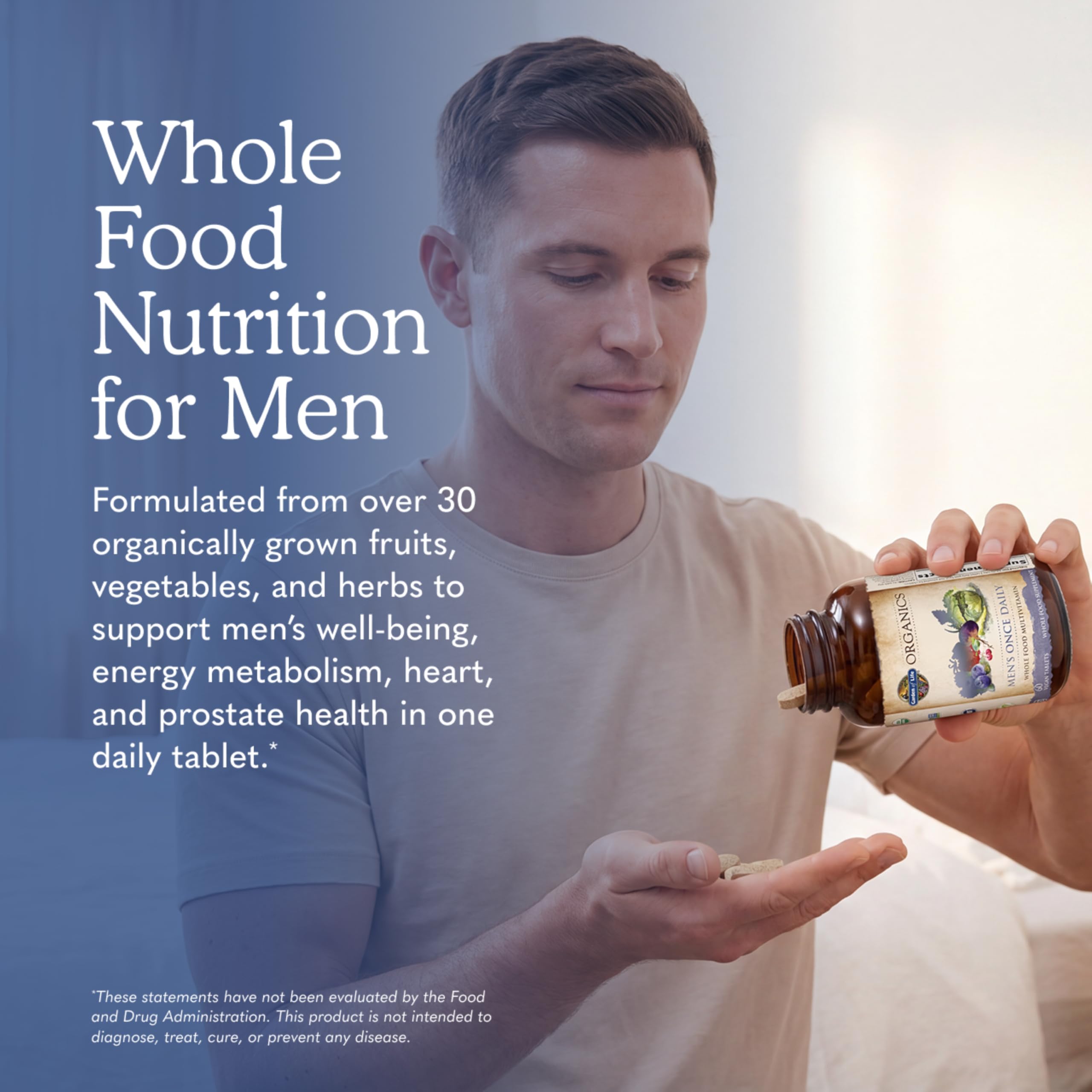 Garden of Life Men's Whole Food Multivitamin | Once Daily

