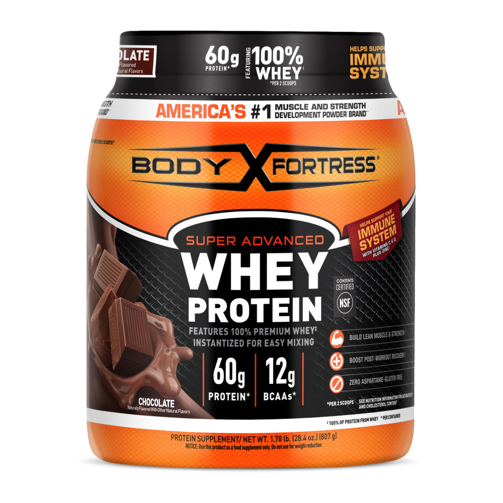 Body Fortress Whey Protein Powder – Premium Gluten-Free

