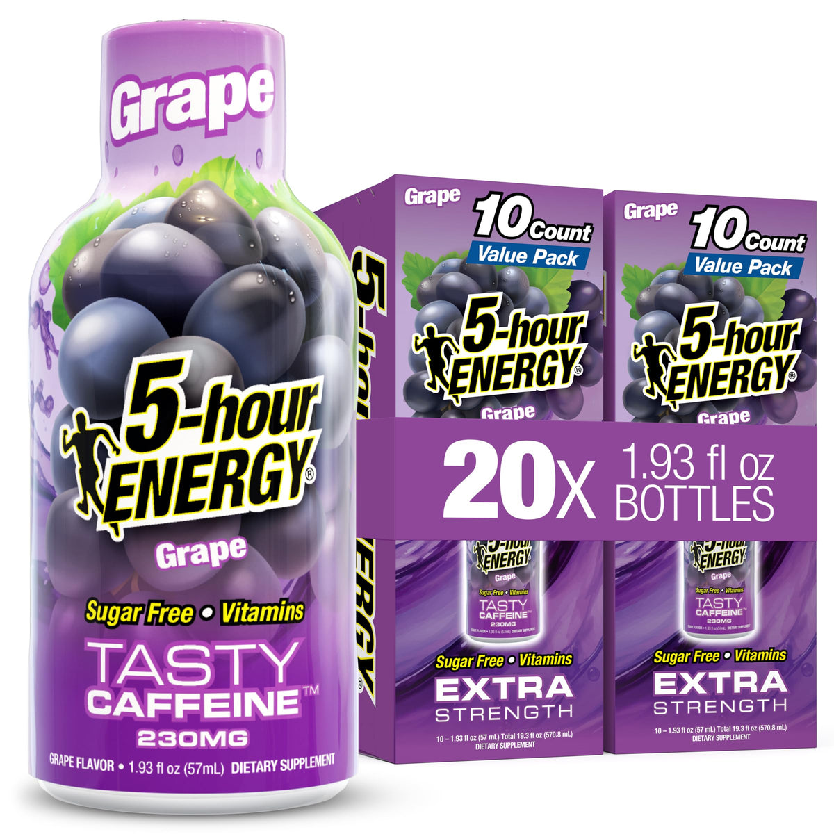 5-hour ENERGY Grape Flavor Extra-Strength Energy Shot