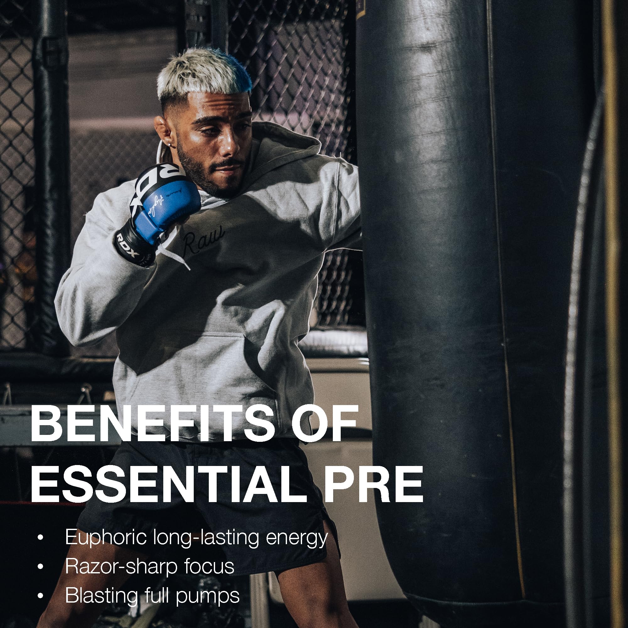 RAW Essential Pre-Workout Powder - Energy & Focus

