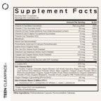 Codeage Teen Clearface Skin Vitamins - Zinc & Omega-3

