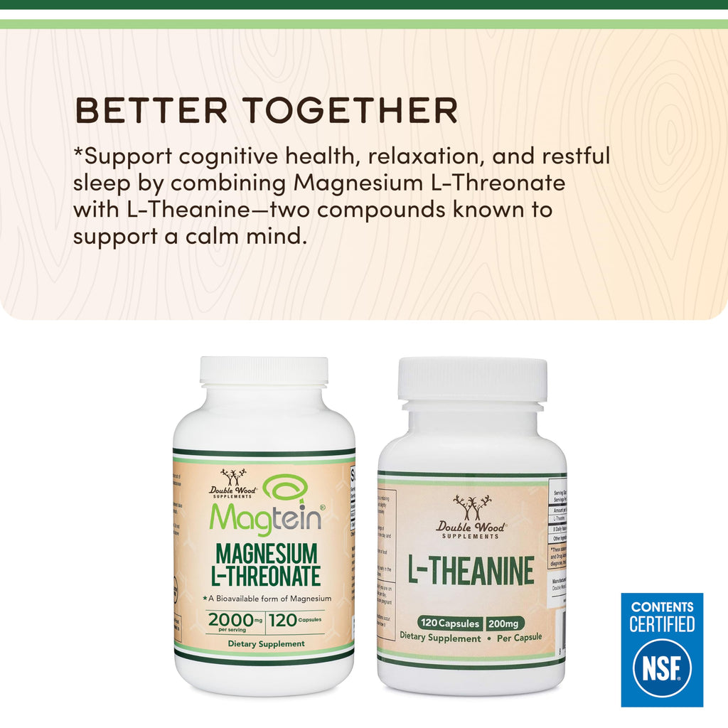 Magtein Magnesium L-Threonate NSF Certified Sleep & Cognition

