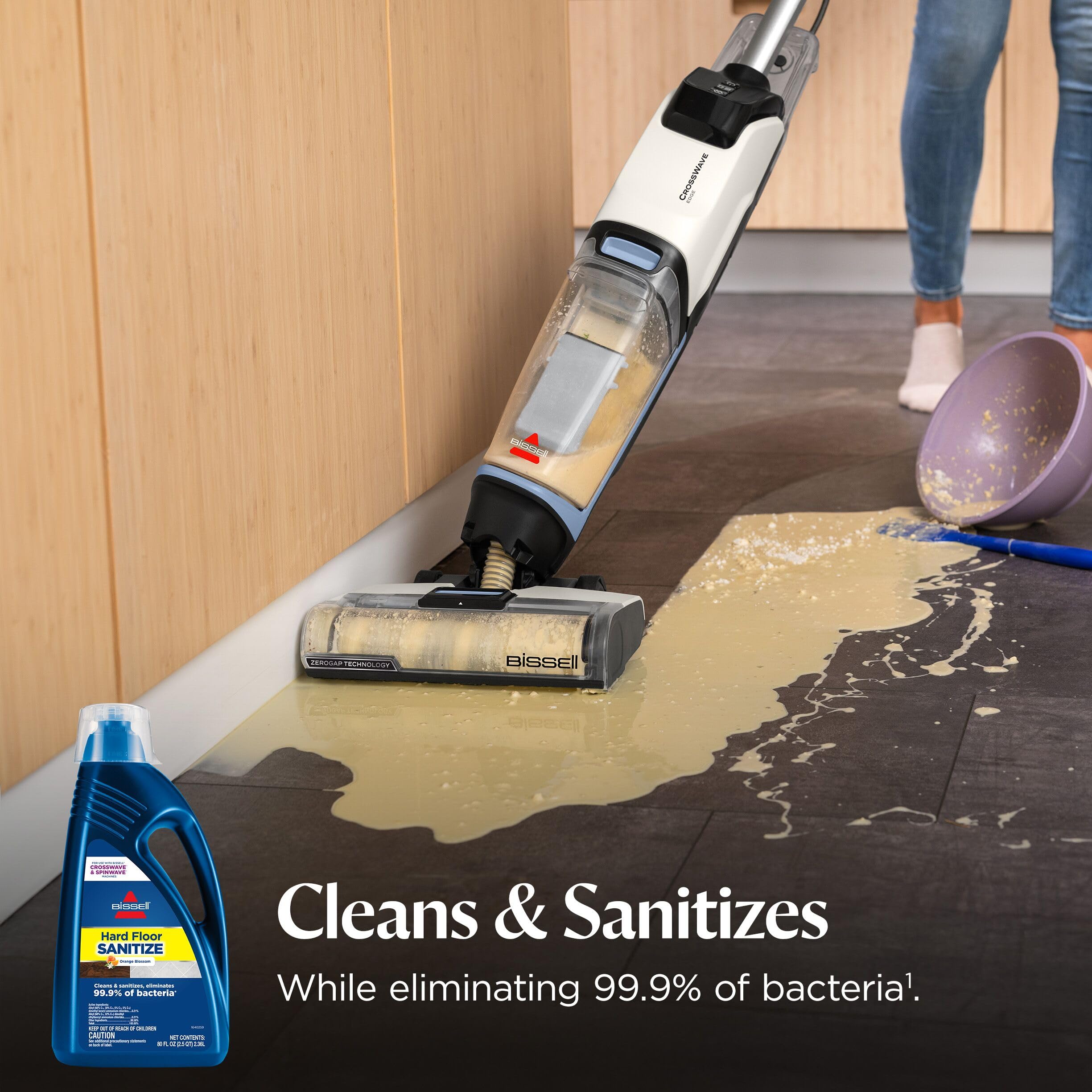 BISSELL Hard Floor Sanitize Solution CrossWave & SpinWave

