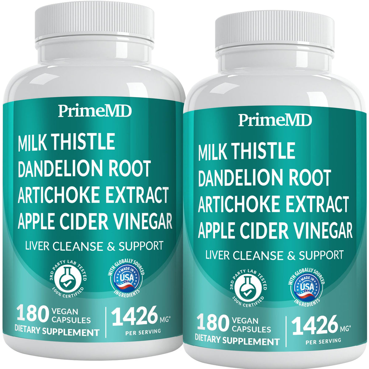 Liver Support Supplement with Milk Thistle, Artichoke & Beetroot – 32-in-1 Formula