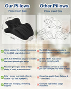 Memory Foam Wedge Pillow for Reading and Elevation Support

