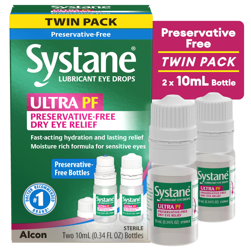 Systane Ultra Preservative-Free Eye Drops for Dry Eye Relief

