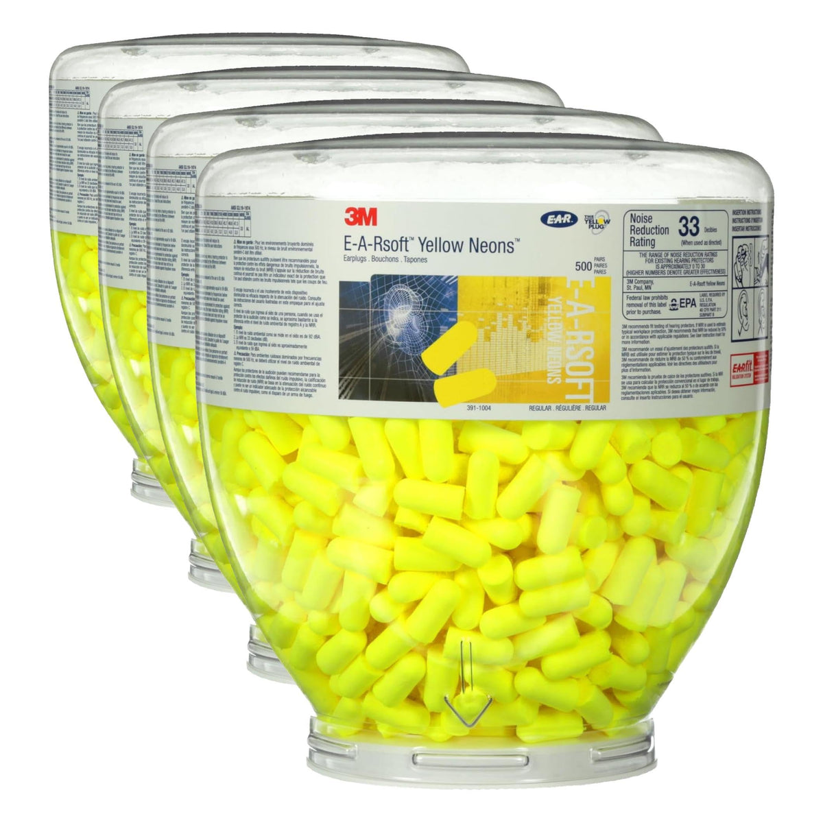 3M E-A-Rsoft Ear Plugs Disposable Hearing Protection