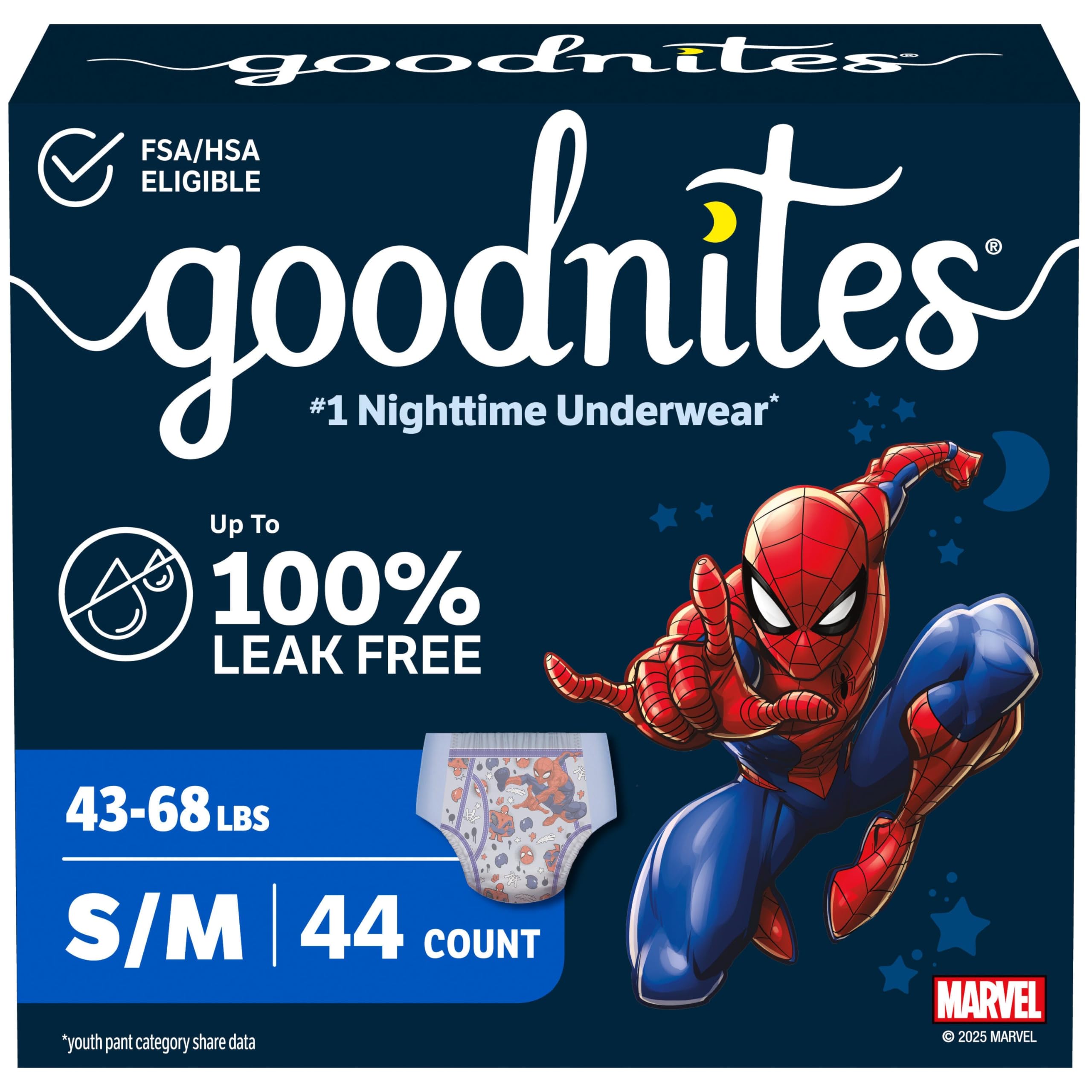 Goodnites Nighttime Bedwetting Underwear for Boys

