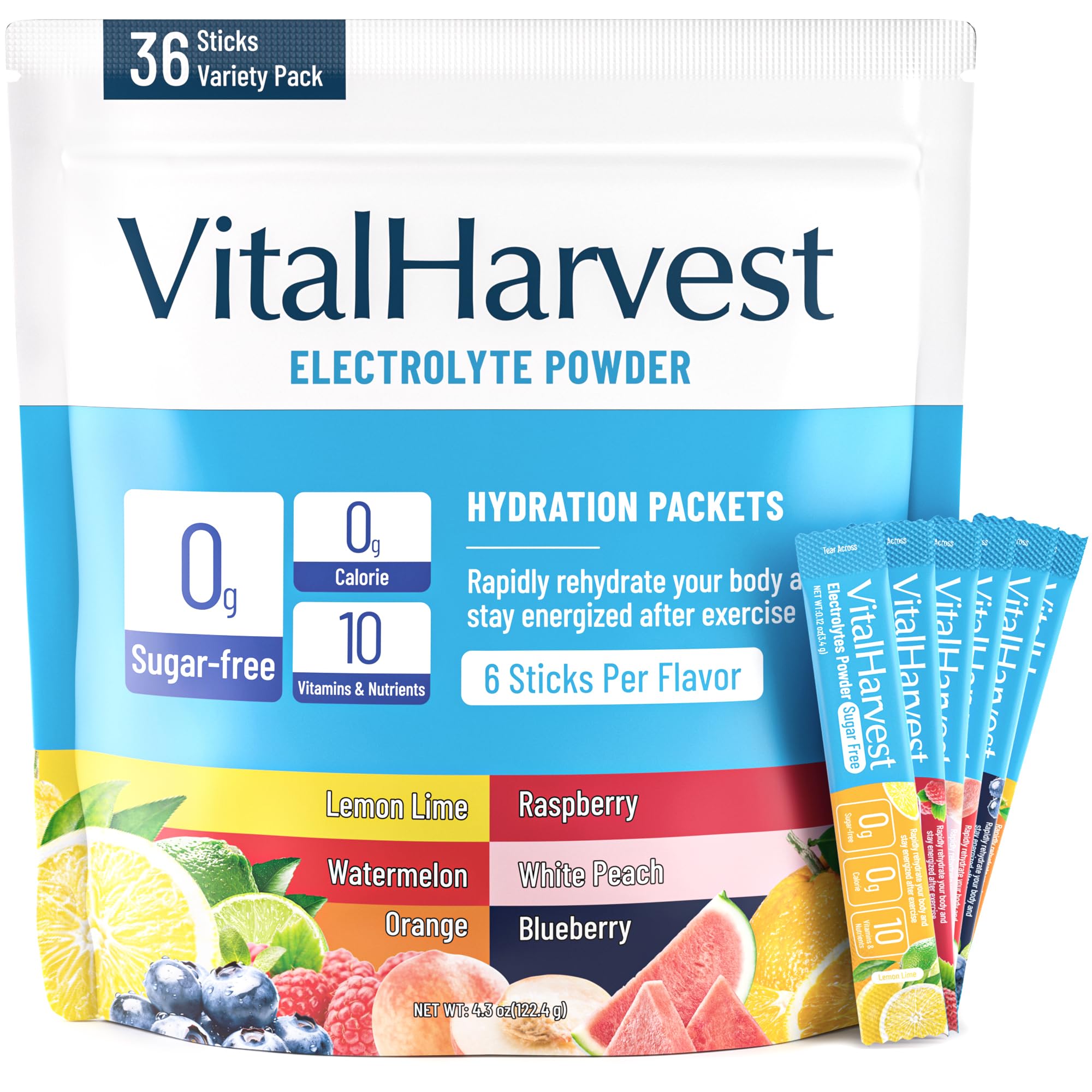 Electrolyte Powder Drink Mix - Sugar Free Hydration

