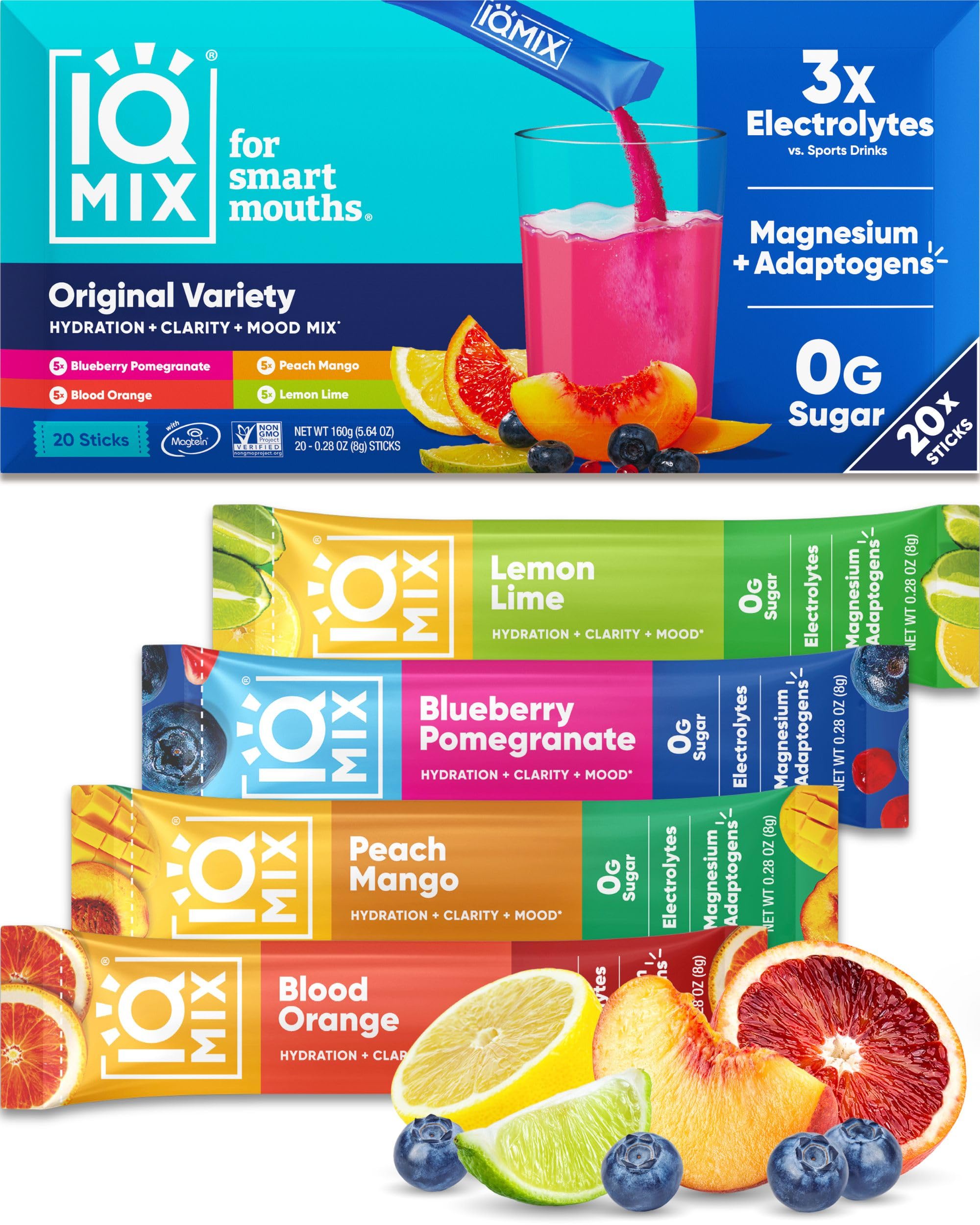 IQMIX Hydration Electrolyte Powder – 4-in-1 Formula

