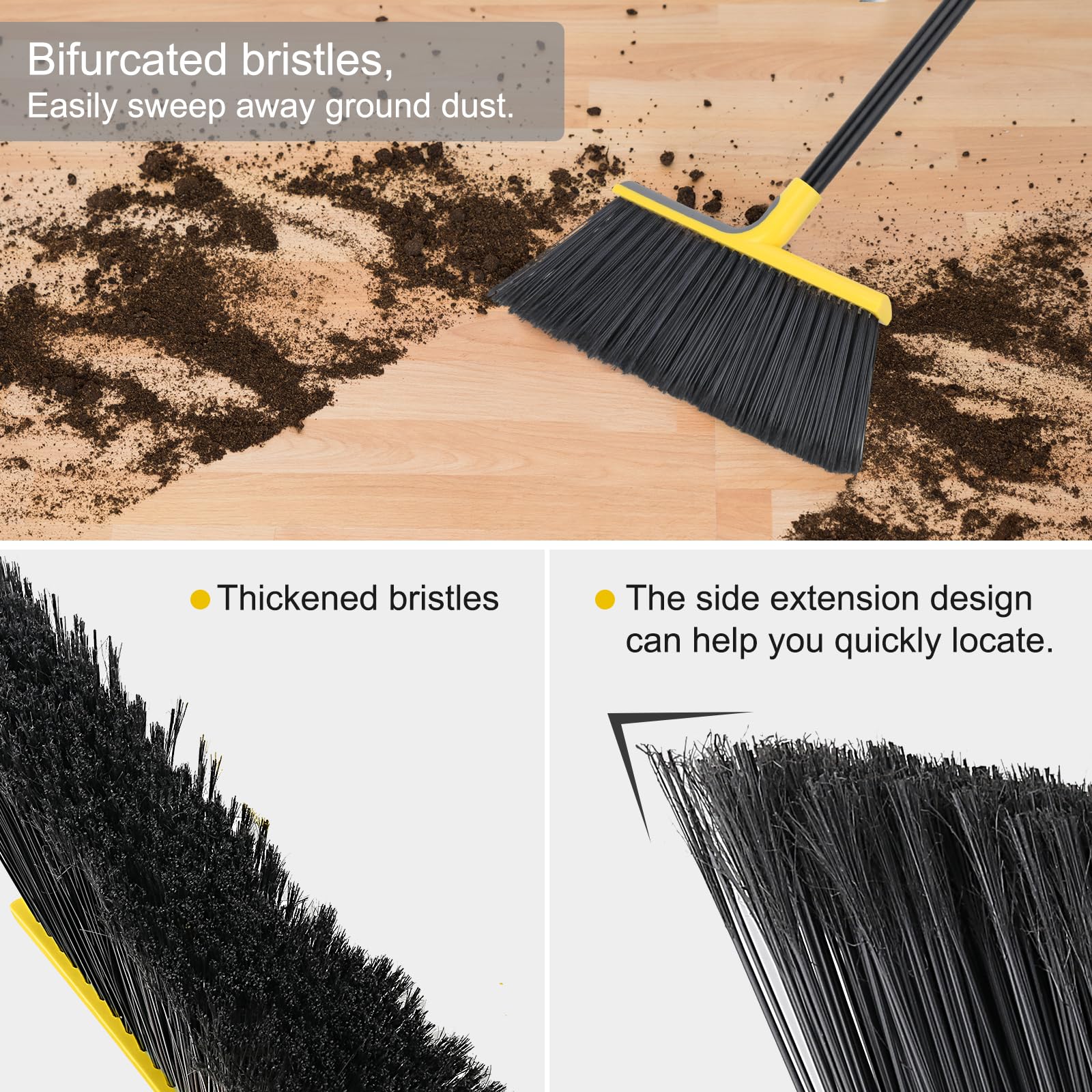 Outdoor Broom with Durable Bristles | Heavy-Duty Cleaning

