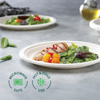 Stack Man Compostable Plates – Heavy-Duty Disposable

