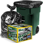 ToughBag Heavy-Duty Trash Bags | Gusseted Liner

