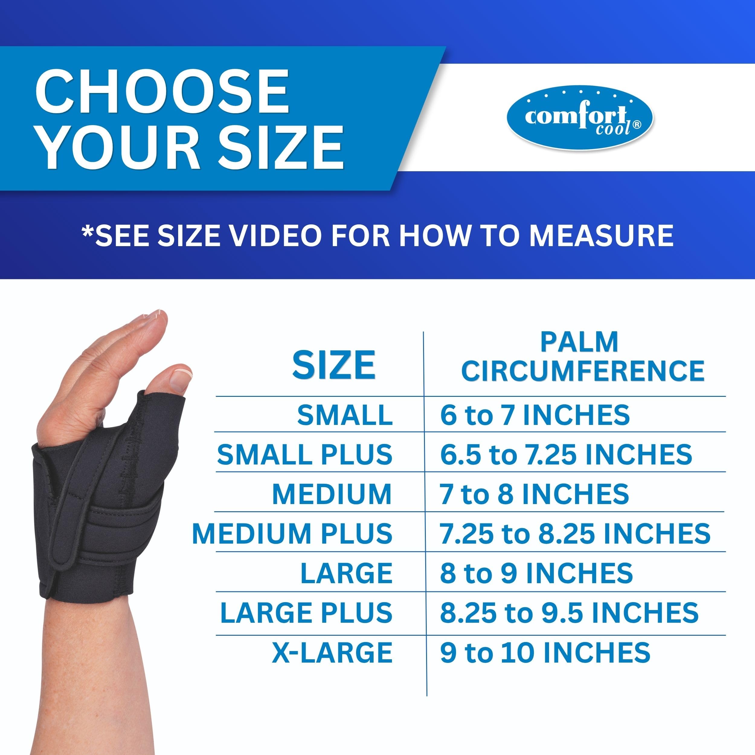 Comfort Cool CMC Thumb Brace - Arthritis Restriction Splint

