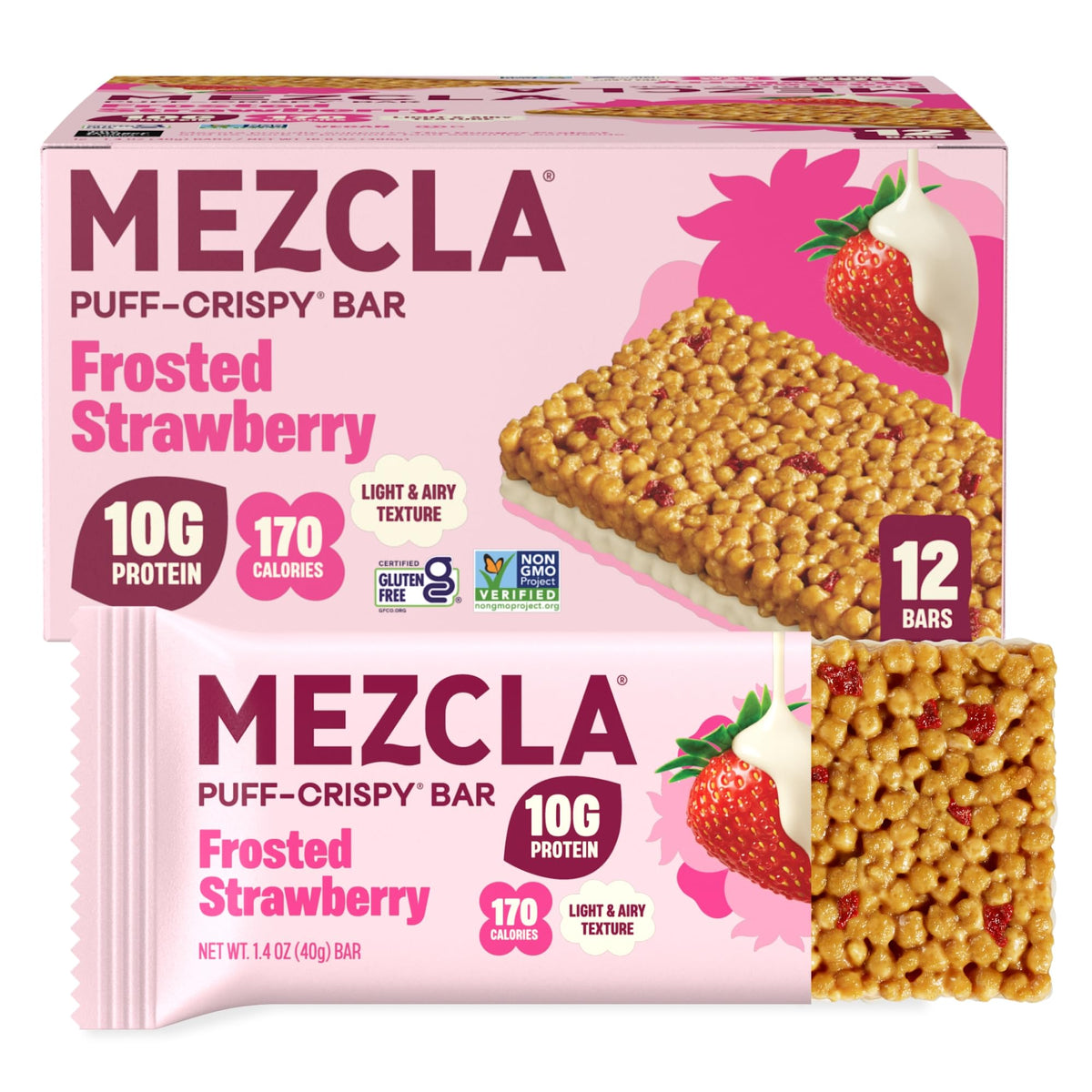 Mezcla Puff-Crispy Plant Based Protein Bars